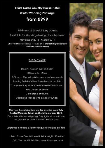 Country House Wedding Venues - Friars Carse Country House